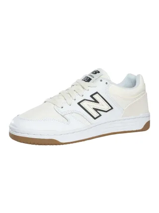 New Balance 480P Leder-Sneaker, Weiß