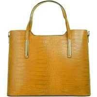 Cluty Henkeltasche (1-tlg), echt Leder, Made in Italy