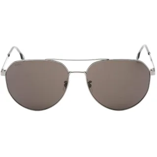Hugo Boss - Sonnenbrille mit Ruthenium-Rahmen und grauen Gläsern