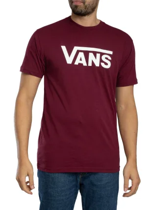 Vans Klassisches Logo T-Shirt, Rot
