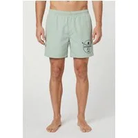 Chiemsee Badeshorts Swim Shorts Jadeite aus Baumwolle und Polyester, bequeme Passform, sportliche Schnittform