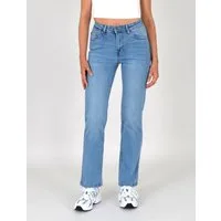 ESRA Straight-Jeans High Waist Damen Jeans Straight Leg Hose Stretch gerader Schnitt G2 Straight Jeans Damen Stretch Regular Jeans High Waist bis Plus Size