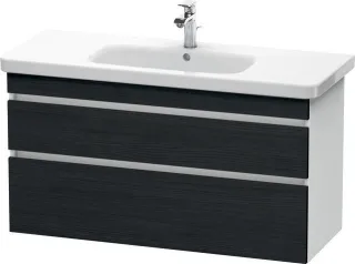 Duravit DuraStyle Waschtischunterbau wandhängend Eiche Schwarz & Weiß Matt 1130x448x610 mm - DS64950 DS649501618