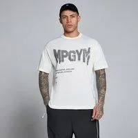 MP Herren Lift Burnout Baumwolle Grafik-T-Shirt - Retro Weiß - XL