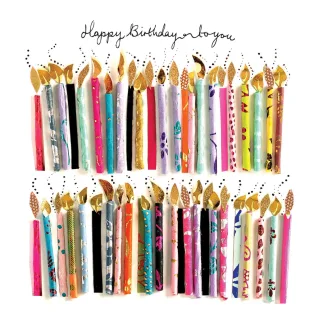Servietten HAPPY CANDLES