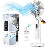 KESSER Standventilator, Stand-Ventilator Frosty mit Wasser Ultraschall-Sprühnebel