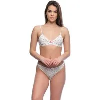 Yenita® Set: Soft-BH BH und String (2-tlg) in angenehmer Baumwollqualität