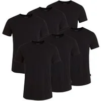 Jockey American-Shirt American T-Shirt (6er Pack) flache Nähte, Relaxed Fit, Single-Jersey, kurze Ärmel