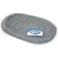 DUVO+ Tierdecke Matte Nappa oval dunkelgrau