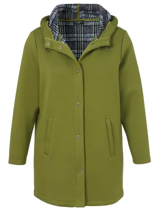 VIA APPIA DUE - Jacke Kapuze 1/1 Arm Knöpfe moos multicolor - Gr. - 48