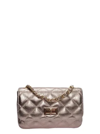 Luisa Vannini Bronze Rindsledertasche