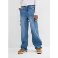 bonprix Loose-fit-Jeans Baggy-Schnitt, mit sechs Taschen, aus Baumwolle mit Elasthan