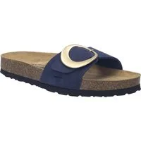 Josef Seibel Hermine 14 Pantolette Schlupfschuh, Flats, Hausschuh mit vorgeformtem Fußbett, in Weite G