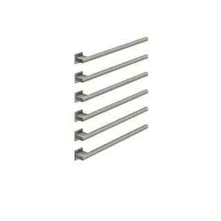 Dornbracht Handtuchwärmer, 6-fach 83316980-19 SERIENSPEZIFISCH Wandmontage, Dark Chrome