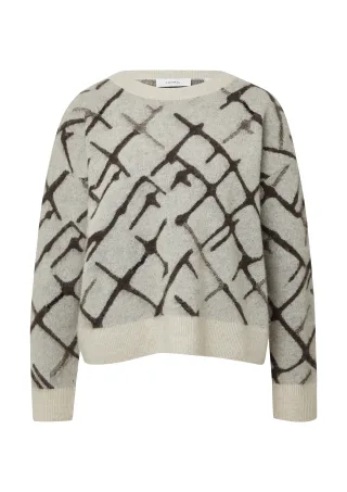 comma - Strickpullover beige - Gr. - 40