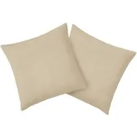 OTTO home Kissenbezug Bailee, (2 Stück), weiche Musselin Qualität, viele Farben erhältlich, Bezug in 50x50 cm