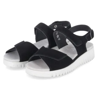 Semler Sandalen CLARA  Schwarz - Gr. 38 -  Leder und Textil