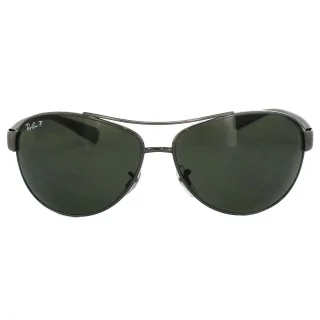 Lunettes De Soleil Ray-Ban 3386 Gunmetal Vert Polarisé 004/9A 63mm