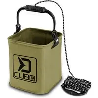 Delphin.sk Falteimer Delphin Cubo Grün 5L/10L EVA Wasserbehälter Camping wasserfest