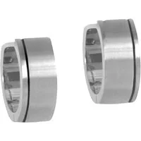 Firetti Paar Creolen Schmuck Geschenk Edelstahl Ohrschmuck Ohrringe mit Emaille, Made in Germany