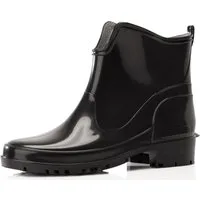 Ladeheid Gummistiefeletten LA-930 kurze Boots für Frauen Gummistiefel Damen wasserfest und bequem