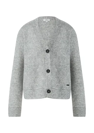 s.Oliver - Strickjacke grau - Gr. - 44