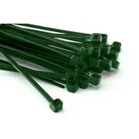 HaGa Kabelbinder 100 Stück Kabelbinder 100mm x 2,5mm in grün (100-St)
