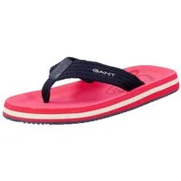Gant Brodale Zehentrenner Sommerschuh, Strandschuh, Flats, Strandschuh mit Zehensteg