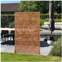 casa.pro Raumteiler, »Kilsturd« Trennwand Cortenstahl 180 x 120 cm