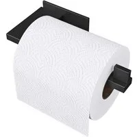 doporro Toilettenpapierhalter Selbstklebender Klopapierhalter Klorollenhalter aus Edelstahl Lino-03, Die Rollenstange mit Haken am Ende