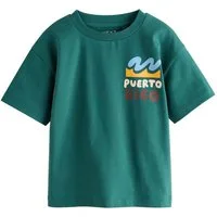 Next T-Shirt Kurzarm-T-Shirt mit Rücken-Print (1-tlg)