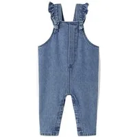vertbaudet Jumpsuit Mädchen Baby Jeans-Latzhose