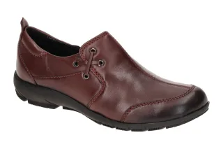 Josef Seibel Damen Slipper Charlotte 17 Bordeaux Echtleder Gummisohle 87317