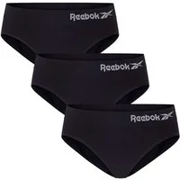 Reebok Slip RAINA (3er-Pack) ohne störende Nähte, eng, basic, bequem, mit Logo, breiter Bund