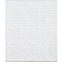 GARDINIA Gardinenstange Gardinia, Plis lissy pigment 60x130 weiß, 60 x 130 cm, Wandmontage