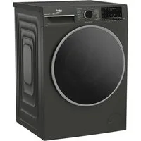 BEKO Waschmaschine Manhattan Gray B3WFT59415M, 9 kg, 1400 U/min, HomeWhiz, Bluetooth, Dampffunktion, Nachlegefunktion