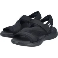 Rieker V2166 schwarz Damen Sandale