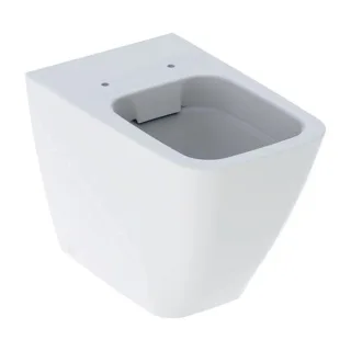 Geberit iCon Square Stand-Tiefspül-WC 211910000 35x56cm, wandbündig, geschlossenen, rimfree, weiß