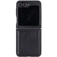 Renna Leather Handyhülle für Samsung Z FLIP 6 -Z FLIP 5 Echtes Leder Case Cover