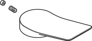 Hansgrohe Griff Vivenis Waschtischmischer M35XS bedruckt heiss/kalt Mattschwarz,94277670 94277670