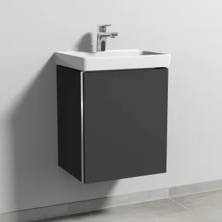 Sanipa 3way Waschtischunterbau zu Villeroy & Boch Avento Waschtisch mit 1 Tür, Graphit-Matt BP6191B