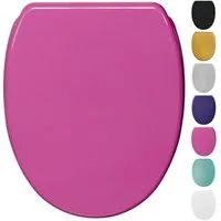 Sanilo WC-Sitz Glitzer mit Absenkautomatik & Quick Release, Premium Toilettendeckel, abnehmbar, leichte Montage von oben