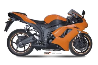 Sport Auspuff MIVV Suono Edelstahl Kawasaki ZX-6R Ninja Bj.2007-2008 Typ: ZX600P+ABE