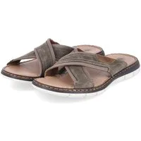 Rieker Rieker 25182-25 Herren Textil & Synthetik brown Pantolette