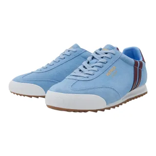 Patrick - "Dijon" Sneaker für Herren, Wildleder (Himmelblau/Burgunderrot/Weiß)