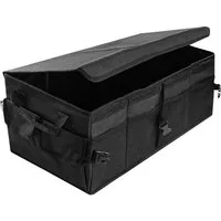 Youyijia Aufbewahrungsbox Premium Auto Kofferraum Organizer mit Deckel – Faltbare