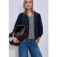STREET ONE 3/4-Arm-Shirt im Blusen-Look und mit grafischem Muster
