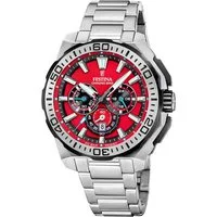 Festina Chronograph Chrono Bike 2025 F20724/5, Quarzuhr, Armbanduhr, Herrenuhr, Edelstahlarmband, analog, Tag