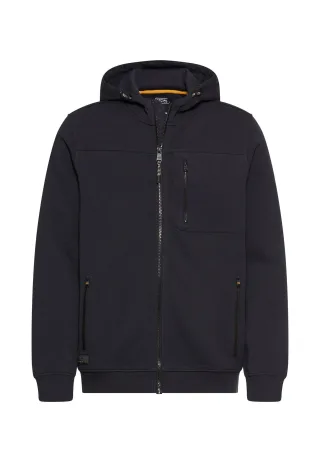camel active - fleXXXactive® Sweatjacke mit Kapuze dark navy - Gr. - L