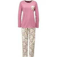 Erwin Müller Pyjama Damen-Schlafanzug Single-Jersey Blumen